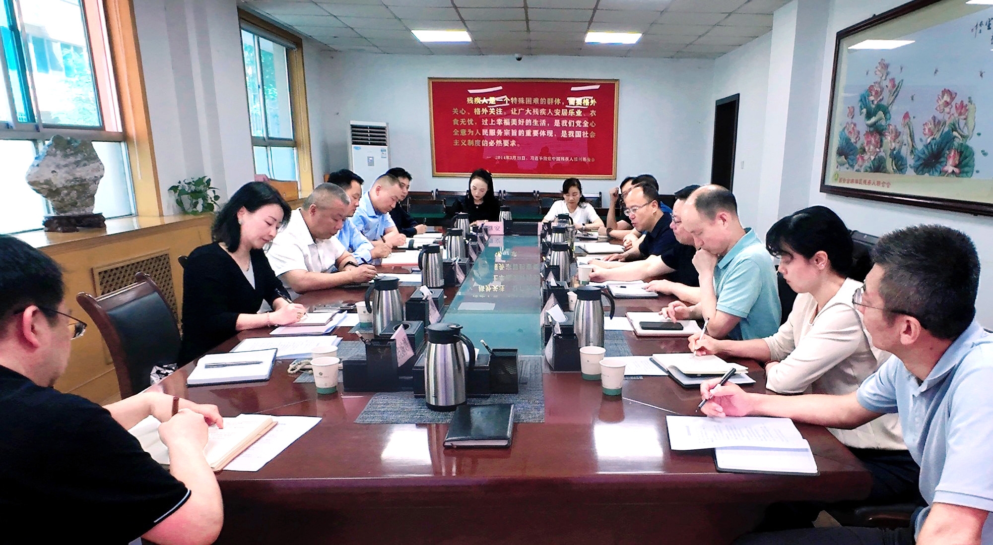 強(qiáng)盛一行赴西安市殘疾人聯(lián)合會(huì)開(kāi)展專(zhuān)題調(diào)研——共商殘疾人康復(fù)養(yǎng)老事業(yè)發(fā)展，探索科技助殘服務(wù)新模式