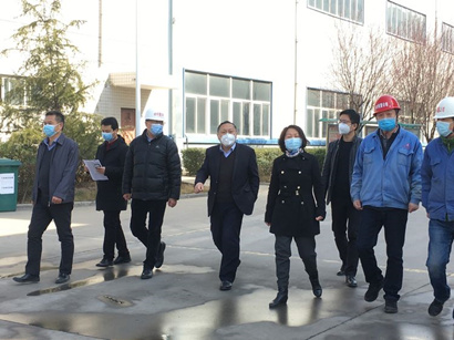【陜重有限】市國資委巡視員許一雙一行檢查、指導(dǎo)陜重公司疫情防控工作